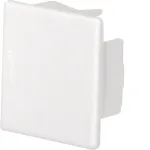 HAGER LF3003069016 galinė detalė 30x30 mm kabelių kanalui, baltos eismo spalvos (RAL 9016)