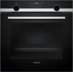 Siemens iQ500 HB578HBS7 įmontuojamoji orkaitė 60 cm, 71 l, iki 275 &deg;C, pirolizinis valymas, Home Connect, energijos klasė A+, juodos spalvos/nerūdijančio plieno