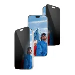 PanzerGlass 2-Way privatumo ekrano apsauga su Ultra-Wide Fit ir EasyAligner, skirta Apple iPhone 18 Pro