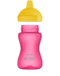 Philips Avent My Grippy kieto snapelio mokomasis puodelis 300 ml, 18M+, rožinis