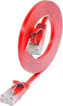 Wirewin Cat.6 Slim Ethernet tinklo kabelis U/UTP 1 m raudonas PKW-SLIM-KAT6 1.0 RT