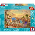Schmidt Spiele 58032 Thomas Kinkade Studios Disney Dreams Collection &ndash; Jasmine, &scaron;okanti dykumos saulės spinduliuose, dėlionė, 1000 detalių, 12+
