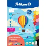 Pelikan spalvoto kartono blokas DIN A5, 40 lapų, 120 g/m&sup2;, 21 spalvų, vir&scaron;uje suklijuotas 300002259