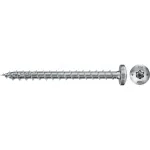Fischer 670332 PowerFast II sraigtai drožlių plok&scaron;tei, 4,5 x 40 mm, Pan Head galvutė, TX, pilnas sriegis, cinkuotas plienas, 200 vnt. pakuotė