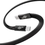 TB USB 2.0 kabelis USB-C į USB-C, 1 m, 60 W, juodas