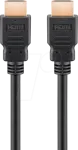Goobay 41081 HDMI kabelis 0,5 m HDMI A tipo (standartinis) 2 x HDMI A tipo (standartinis) Juodas (41081)