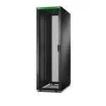 APC Easy Rack ER6212 tinklų spinta, 42U, 19", 600 x 1100 mm, su stogu, ratukais, kojelėmis, &scaron;oninėmis sienelėmis, be dugno, juoda