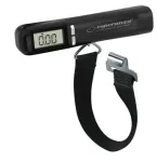 Elektroninės bagažo svarstyklės Esperanza ETS001, iki 50 kg, juodos