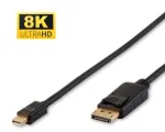 MicroConnect DP-MMG-050MBV1.4 DisplayPort kabelis 0,5 m Mini DisplayPort juodas