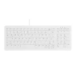Contour Design Active Key Contour ClassicClean medicininė klaviatūra su nuimamu dangteliu, kompakti&scaron;ka, laidinė, balta, DE i&scaron;dėstymas C7000
