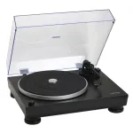 Audio-Technica AT-LP5X patefonas su tiesiogine pavara, juodos spalvos