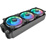 Thermaltake Riing Duo 12 RGB TT Premium Edition au&scaron;inimo ventiliatoriai CL-F073-PL12SW-A, 120 mm, 3 vnt. su valdikliu, juodi