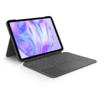LOGITECH Combo Touch klaviatūros dėklas, skirtas iPad Pro 11 inch M4/M5, grafitas, AZERTY prancūzų