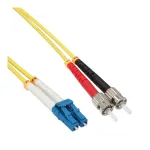 InLine Fiber Optinis Dipleksinis Laidas LC/ST 9/125&micro;m OS2 2m