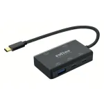 ROLINE USB 3.2 Gen 2 4-ių prievadų USB centras (2x USB-A + 2x USB-C), PD, Type C jungties kabelis (14.02.5060)