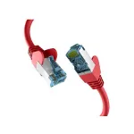 EFB-Elektronik RJ45 jungiamasis kabelis, Cat.7, neekranuotas, raudonas, 10 m, S/FTP PIMF tinklo kabelis LAN DSL