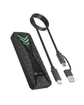 ICY BOX korpusas M.2 NVMe SSD su USB 3.2 Gen 2 Type-C ir RGB ap&scaron;vietimu