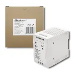 Qoltec 50914 DIN bėgio maitinimo &scaron;altinis | 90W | 12V | 7,5A | Baltas | Plonas