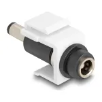 DeLOCK Keystone modulis DC 5,5 x 2,1 mm motina-ki&scaron;tukas baltas