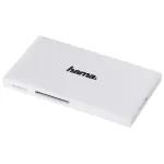 Hama USB 3.0 kelių kortelių skaitytuvas SD/microSD/CF/MS, baltas