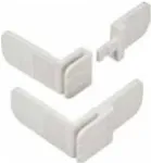 Olympia BS 820 vaikų apsaugos spintelės užraktas (2 vnt.), baltas
