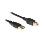 Ewent EC2402 USB 2.0 laidas 1,8 m USB A &ndash; USB B juodas