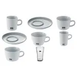 Kavos puodelis kapučino MELITTA M-Cups 0,25 L porcelianas baltas &mdash; 65 mm auk&scaron;tis