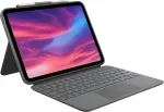 Dėklas Logitech Combo Touch iPad 10-os kartos Oxford Grey