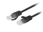 Lanberg PCU6-20CC-0100-BK Cat.6 UTP komutacinis kabelis, 1 m, juodas, 10 vnt. paketas