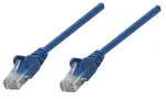 Intellinet tinklo jungiamasis kabelis, Cat6A, 20 m, mėlynas, varinis, S/FTP, LSOH / LSZH, PVC, RJ45, auksuoti kontaktai, su apsauginiu gaubteliu, su įvore, viso gyvenimo garantija