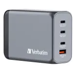 Verbatim GNC-240 GaN įkroviklis 240W su 1 x USB-C 140W / 1 x USB-C 100W / 1 x USB-C 65W / 1 x USB-A QC 3.0 (EU/UK/US)