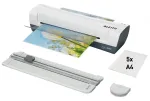 Leitz iLAM Home 4-in-1 A4 laminavimo rinkinys, 24 cm, kar&scaron;tas laminatorius, 300 mm/min, 0,4 mm, A4, 100 &micro;m