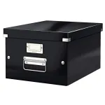 Leitz Click & Store WOW vidutinė laikymo dėžė, juoda, kartoninė, 16,7 l, 265 x 335 x 188 mm, 900 g, 1 vnt.