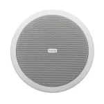 Biamp Commercial Audio CMSUB8 8 inch dviejų ritių lubinis žemųjų dažnių garsiakalbis, baltas, laidinis, 80 W