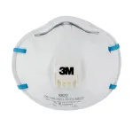 3M 8822 FFP2 respiratorius, puodelio formos, 10 vnt.