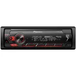 Pioneer MVH-S420BT 1-DIN Bluetooth automagnetola su RDS, trumpu korpusu