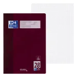 ELBA Universal Register A4 - 16 Sheets - Squared Paper - Bordeaux - 100050314