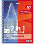 STYLEX 2-in-1 College Block DIN A4 Lined and Squared