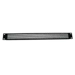 Adam Hall 87221 VR 19 inch 1U ventiliacinis skydelis su apvaliomis skylutėmis - juodas