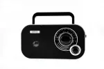 Camry CR 1140b kilnojamas radijo aparatas, AM/FM, analoginis, juodas/pilkas