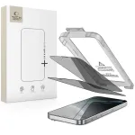 TECH-PROTECT Quick Set Spy+ privatumo ekrano apsauginis stiklas 2 vnt. Apple iPhone 16 Pro