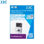 JJC GSP-GO3 Grūdinto stiklo ekrano ir objektyvo apsaugų rinkinys, skirtas Insta360 GO 3