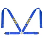 SABELT SIM RACING Sim Seatbelts Kit, 4-Point Harness su tvirtinimo komplektu, suderinamas su P, S ir X serijomis - Mėlyna