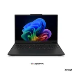 Lenovo ThinkPad T16 G5 AMD 16 colių WUXGA IPS ne&scaron;iojamas kompiuteris, AMD Ryzen AI 5 PRO 440, 16GB DDR5, 512GB SSD, AMD Radeon 840M, Windows 11 Pro, juodas