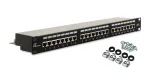 GETFORT PGF-5EFTP24-B6 Patch Panel FTP Cat.5e 24 Port 1U Juodas