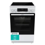 Gorenje GEC 5C41 WG Laisvai pastatoma elektrinė viryklė &ndash; balta, 50 cm, 70 l, 9 funkcijų