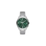 Armani vyri&scaron;kas Luigi kvarcinis laikrodis AR11480, 40 mm, mėlynas ciferblatas, nerūdijančio plieno tinklelis