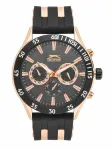 SLAZENGER MAN SL96076203 Vyri&scaron;kas analoginis kvarcinis laikrodis 48 mm mėlynas ciferblatas rudo odinio dirželio