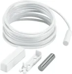 ABUS Security-Center MK2000W laidinis magnetinis kontaktinis jutiklis durims ir langams, 5 m kabelis, baltas