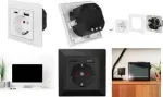 LogiLink PA0262B sieninis lizdas su 1 Schuko ki&scaron;tukiniu lizdu, 1 USB-A ir 1 USB-C įkrovikliu, juodas